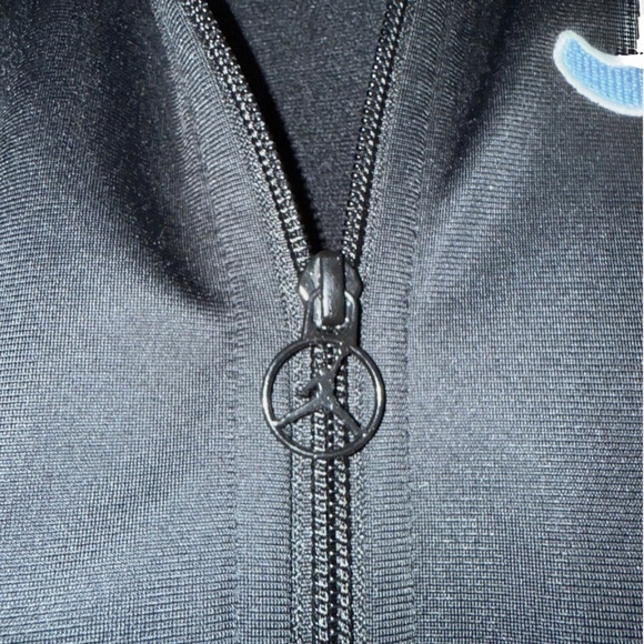 Vtg Toronto Blue Jays Hoodie Jordan Air Jumpman Full Zip Jacket LG World Series - Picture 3 of 12